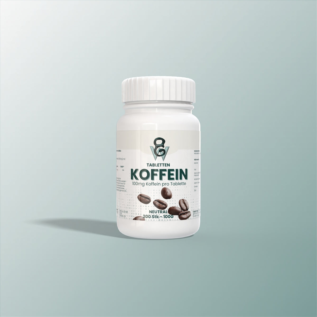 GYMWORLD - KOFFEIN - 200 KAPSELN