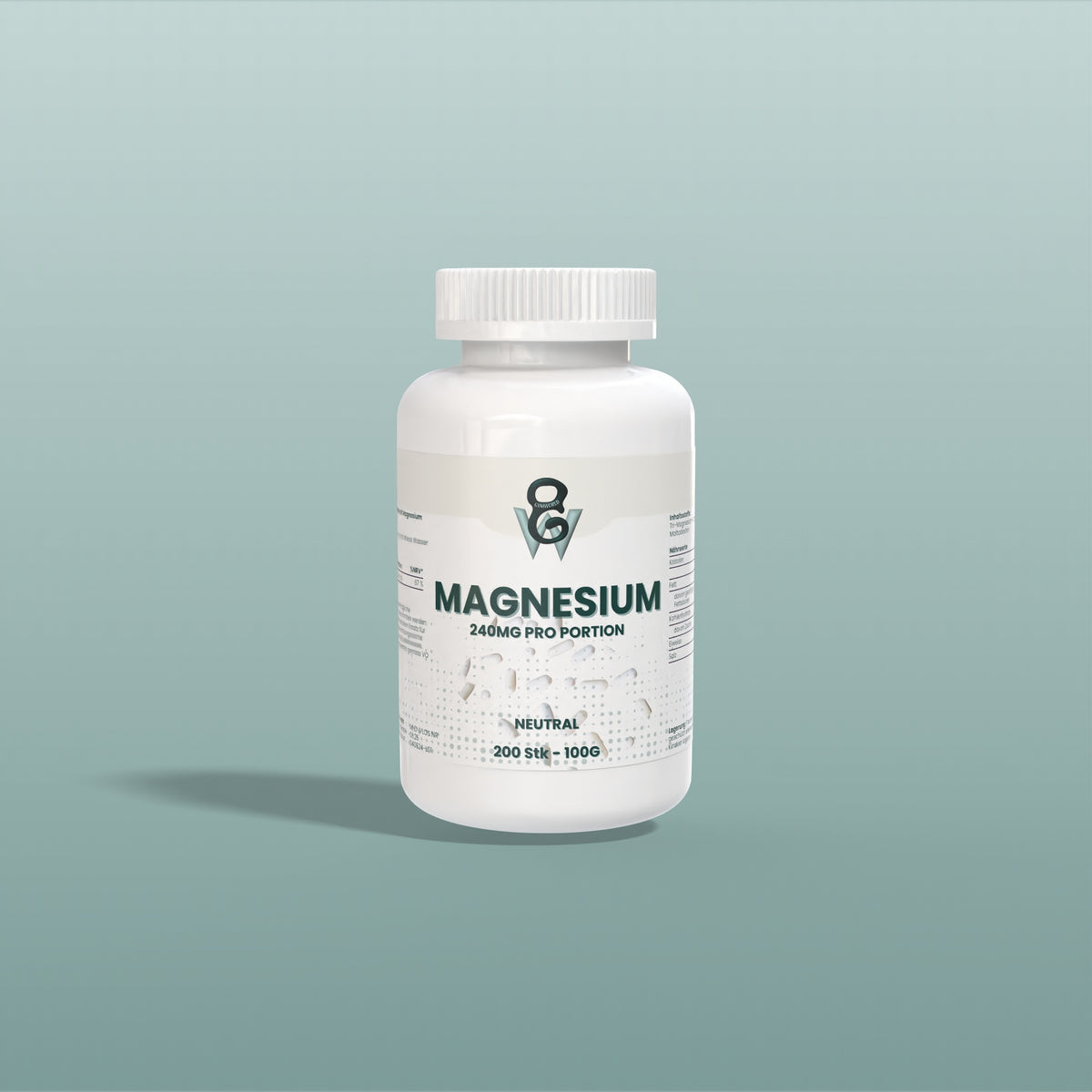 GYMWORLD - MAGNESIUM - 200 KAPSELN